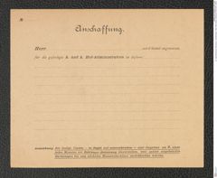 k.k. naturhistorisches Hofmuseum, Intendanzakten 1885-1896 (Hauer), Aktenzahl Z.205/1891, Seite 2